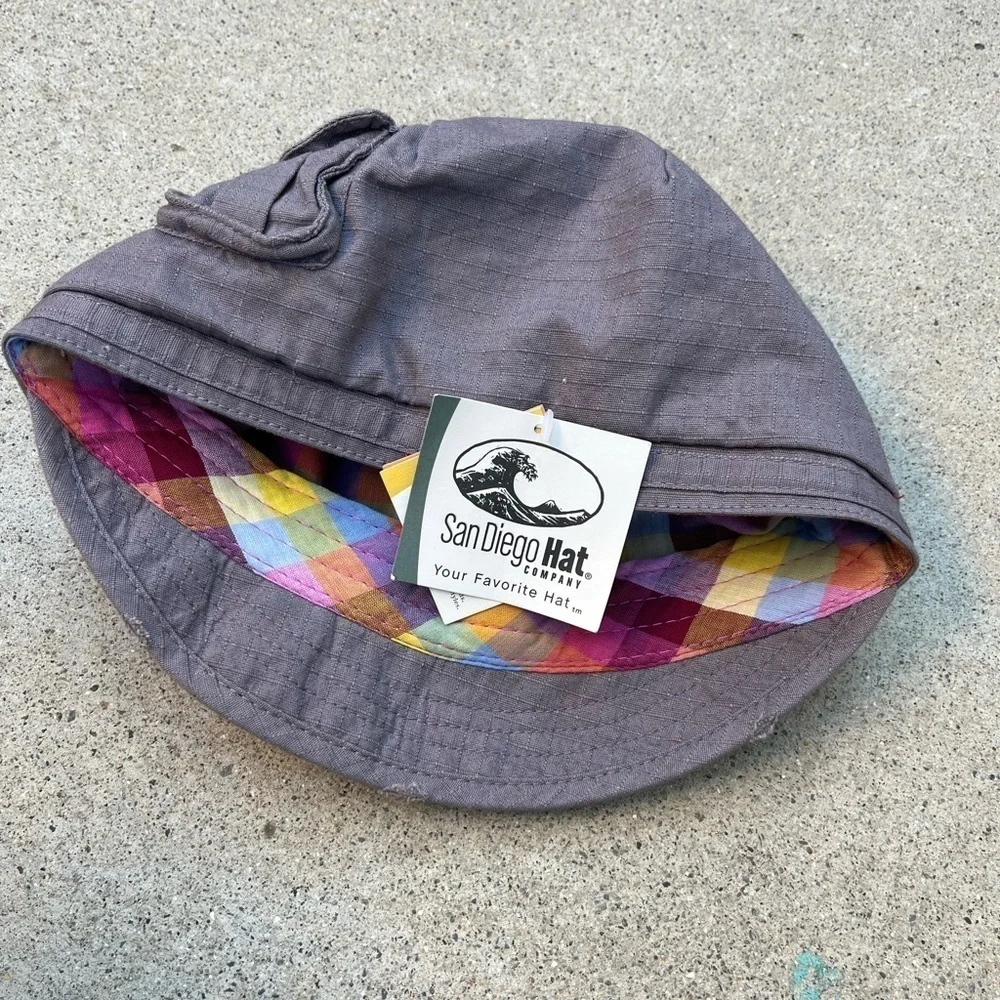 Kid's‎ San Diego Hat Cabbie NWT Lavender 5-7 Yrs BOHO Hippie Modern Pocket City